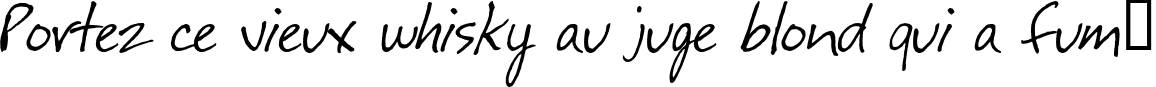 Пример написания шрифтом festus! текста на французском