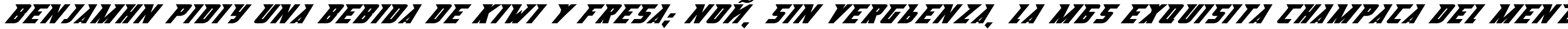 Пример написания шрифтом FK Abberancy.kz текста на испанском