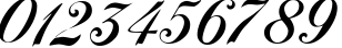 Пример написания цифр шрифтом Flaemische Kanzleischrift