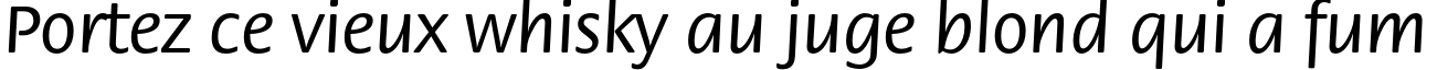 Пример написания шрифтом FloraC текста на французском