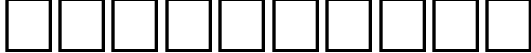 Пример написания цифр шрифтом Floralis