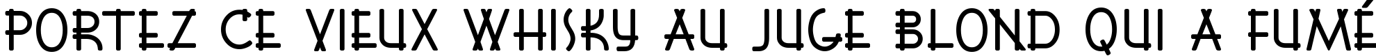 Пример написания шрифтом Font Shui текста на французском