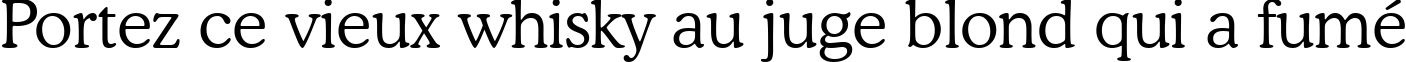 Пример написания шрифтом font114 текста на французском