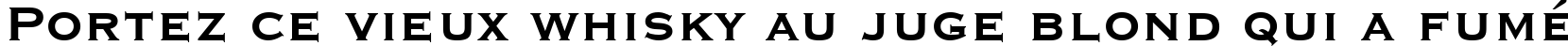 Пример написания шрифтом font119 текста на французском