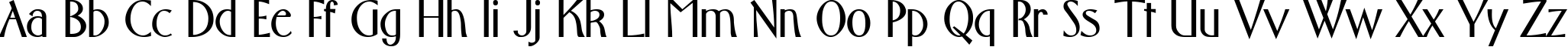 Пример написания английского алфавита шрифтом font149