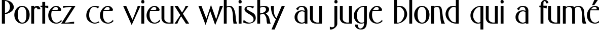 Пример написания шрифтом font149 текста на французском