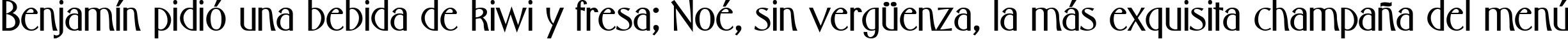 Пример написания шрифтом font149 текста на испанском