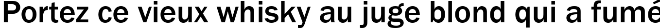 Пример написания шрифтом font157 текста на французском