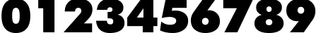 Пример написания цифр шрифтом font195