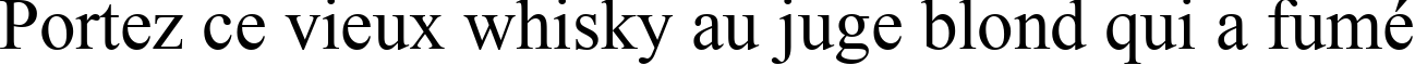 Пример написания шрифтом font239 текста на французском