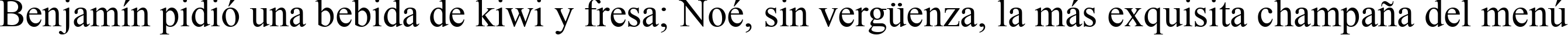Пример написания шрифтом font239 текста на испанском
