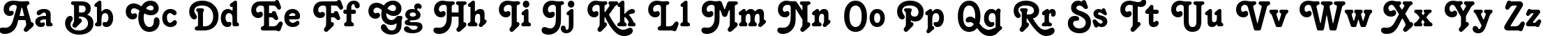 Пример написания английского алфавита шрифтом font240