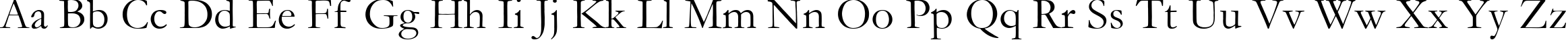 Пример написания английского алфавита шрифтом font252