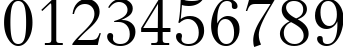 Пример написания цифр шрифтом Fraktur BT