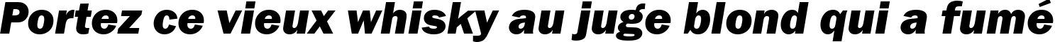 Пример написания шрифтом Franklin Gothic Heavy Italic текста на французском Пример написания шрифтом Franklin Gothic Heavy Italic текста на французском