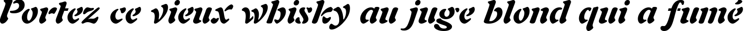 Пример написания шрифтом Freeform 721 Black Italic BT текста на французском