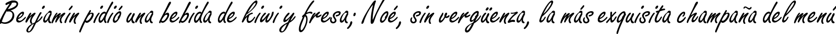 Пример написания шрифтом Freeport текста на испанском