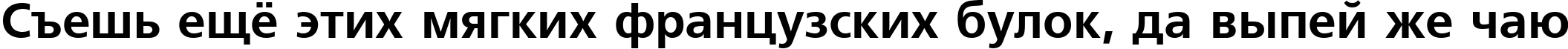 Пример написания шрифтом FreeSet Bold Cyrillic текста на русском