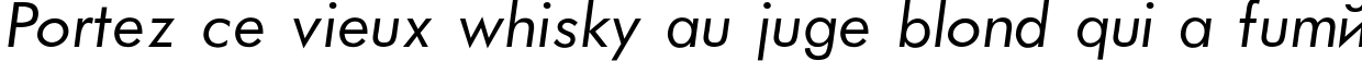Пример написания шрифтом Futura_Book-Normal-Italic текста на французском