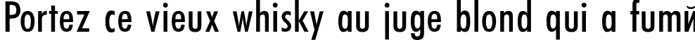 Пример написания шрифтом Futura_Condenced-Normal текста на французском