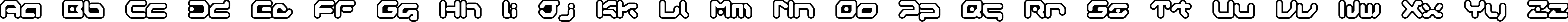 Пример написания английского алфавита шрифтом Gameboy Gamegirl