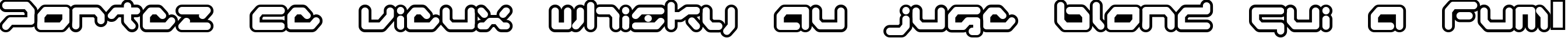 Пример написания шрифтом Gameboy Gamegirl текста на французском