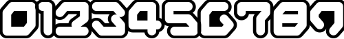 Пример написания цифр шрифтом Gameboy Gamegirl