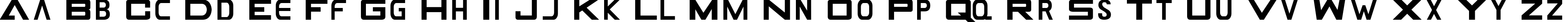 Пример написания английского алфавита шрифтом GAMECUBEN DualSet