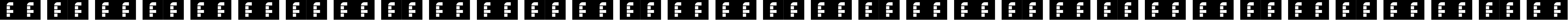 Пример написания русского алфавита шрифтом Gameplay Regular