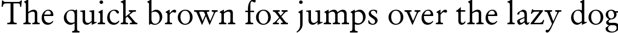 Пример написания шрифтом Antiqua текста на английском