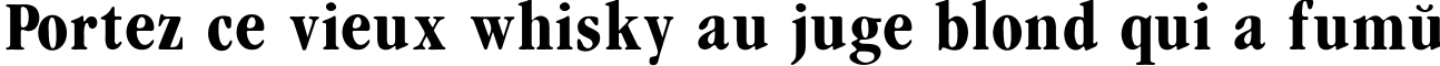 Пример написания шрифтом Garamond_Condenced-Bold текста на французском