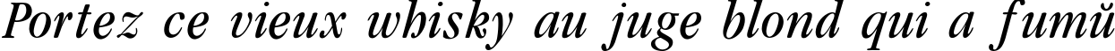 Пример написания шрифтом Garamond_Condenced-Normal-It текста на французском