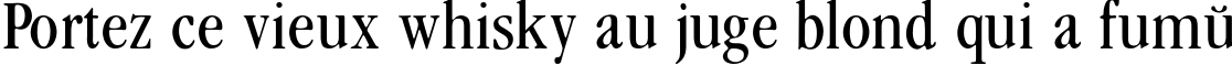 Пример написания шрифтом Garamond_Condenced-Normal текста на французском