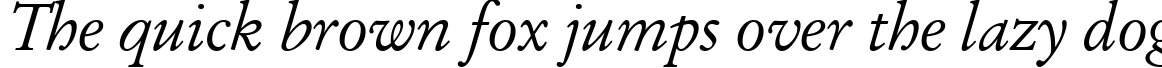 Пример написания шрифтом Kursiv текста на английском