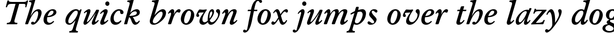 Пример написания шрифтом Kursiv Halbfett текста на английском