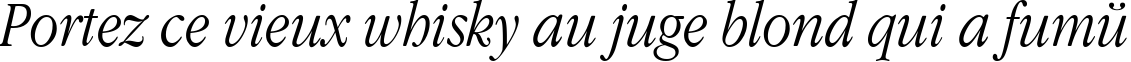 Пример написания шрифтом Garamond Narrow Italic:1 Oct 1991 текста на французском