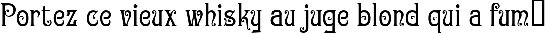 Пример написания шрифтом Gertruda Victoriana Normal текста на французском