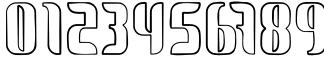 Пример написания цифр шрифтом glide sketch sketch