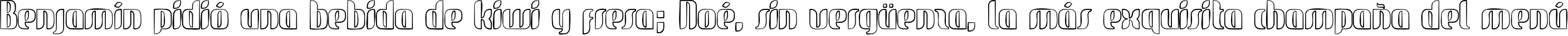 Пример написания шрифтом glide sketch sketch текста на испанском
