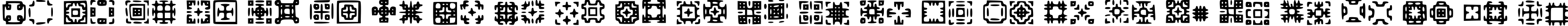 Пример написания английского алфавита шрифтом Glypha Regular