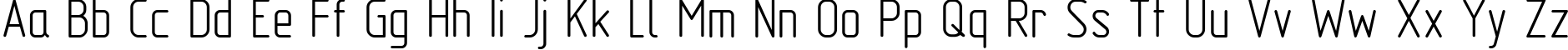 Пример написания английского алфавита шрифтом GOST type A