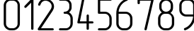 Пример написания цифр шрифтом GOST type A