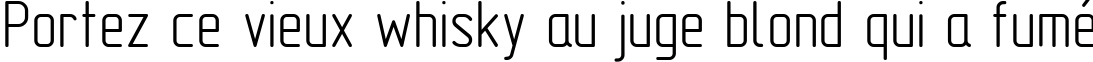 Пример написания шрифтом GOST Type AU текста на французском