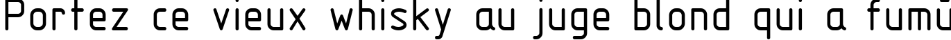 Пример написания шрифтом GOST type B текста на французском