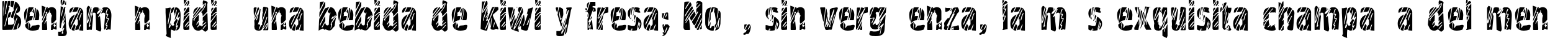 Пример написания шрифтом Graffiti2C текста на испанском