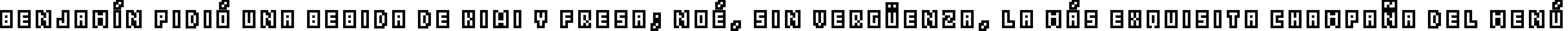 Пример написания шрифтом Grixel Acme 5 CompCapsO Xtnd текста на испанском