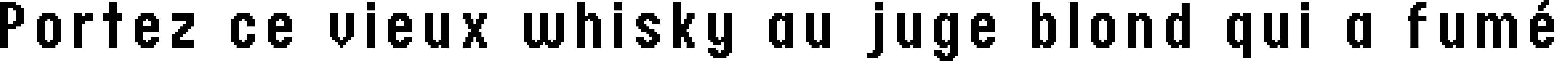 Пример написания шрифтом header 17_68 текста на французском