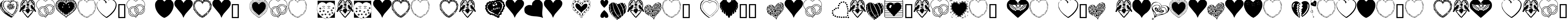 Пример написания шрифтом Hearts Galore текста на испанском