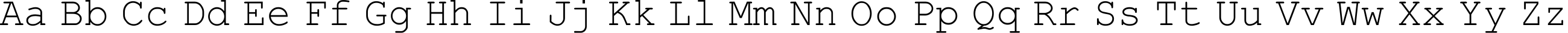 Пример написания английского алфавита шрифтом HellasCour