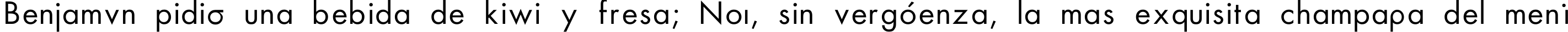 Пример написания шрифтом HellasFun текста на испанском
